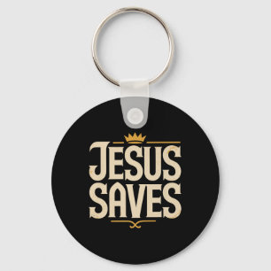 Llavero Christan Jesus Saves Premium