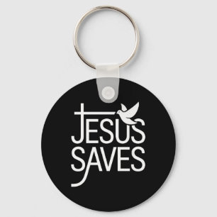 Llavero Christan Jesus Saves Premium
