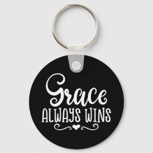 Llavero Christian Design Grace siempre gana