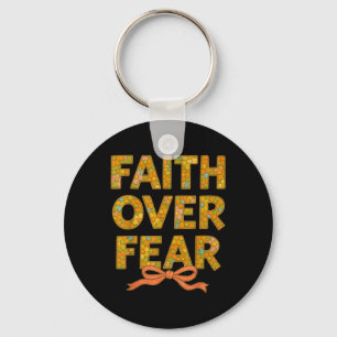 Llavero Christian Jesus God Lover Floral Embroidery Faith