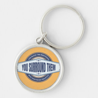 Llavero Christian Keychain with Bible Verse Blessing