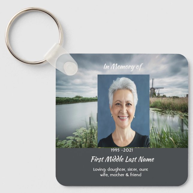 Llavero Christian Netherlands windmill  Memorial Keepsake  (Anverso)