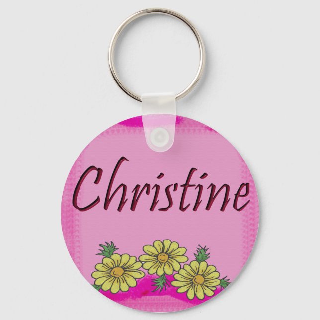 Llavero Christine Daisy Keychain (Anverso)