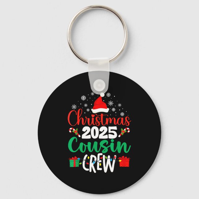 Llavero Christmas 2025 Cousin Crew Xmas Matching Family Gr (Anverso)