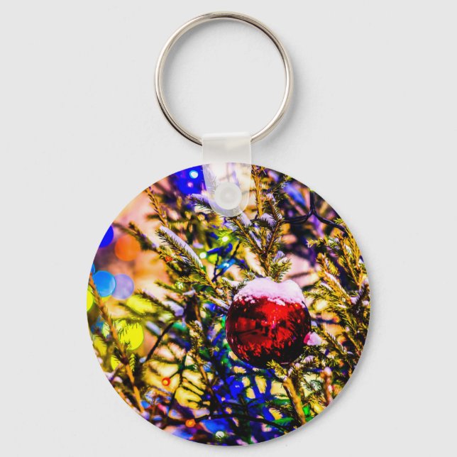 Llavero Christmas Ball Red (Anverso)