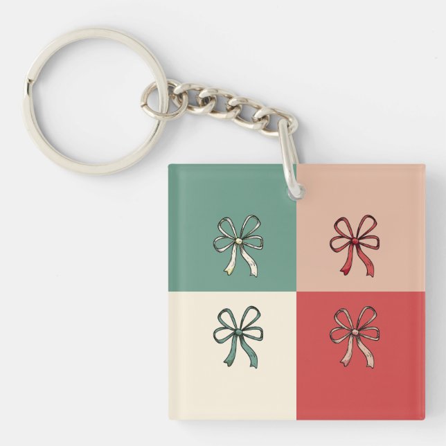 Llavero christmas bow conquette (Frente)