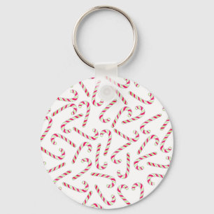 Llavero Christmas candy cane pattern