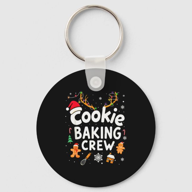 Llavero Christmas Cookie Baking Crew Family Baking Team Fu (Anverso)