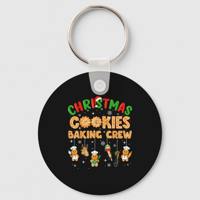 Llavero Christmas Cookies Baking Crew Funny Cookie Family  (Anverso)