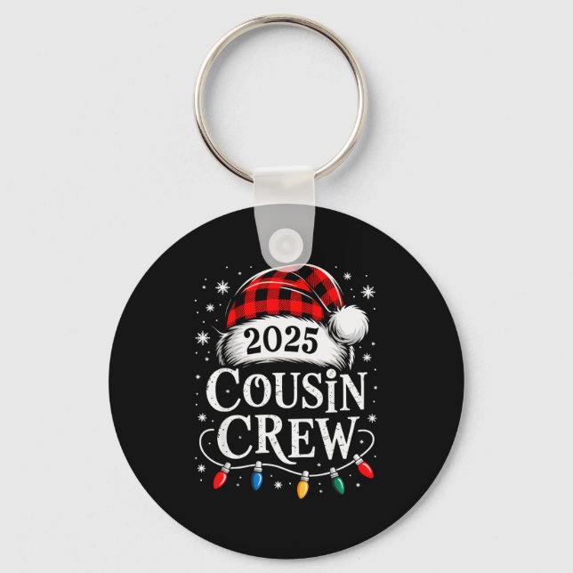 Llavero Christmas Cousin Crew 2025 Matching Xmas Family Pa (Anverso)