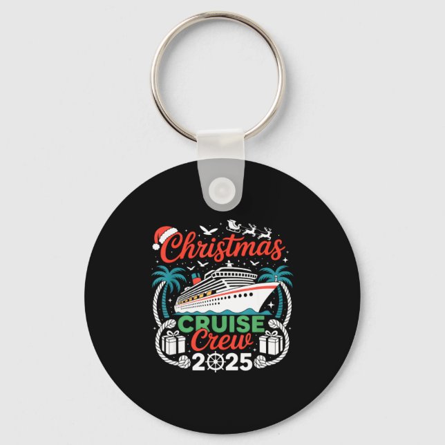 Llavero Christmas Cruise Crew 2025 Matching  (Anverso)