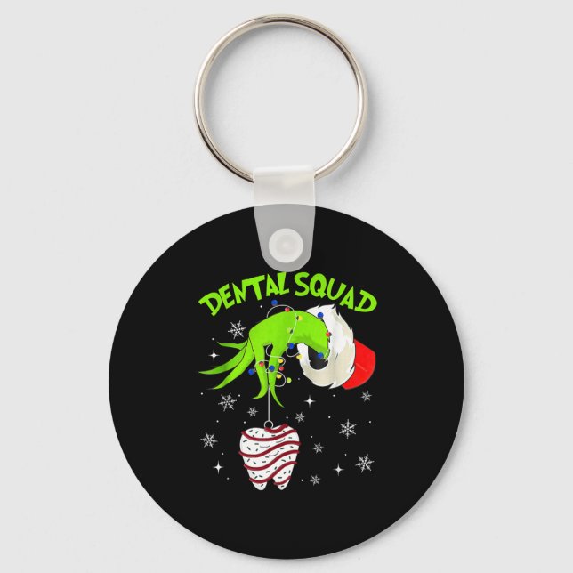 Llavero Christmas Dental Squad Cute Dentist Dental Hygieni (Anverso)