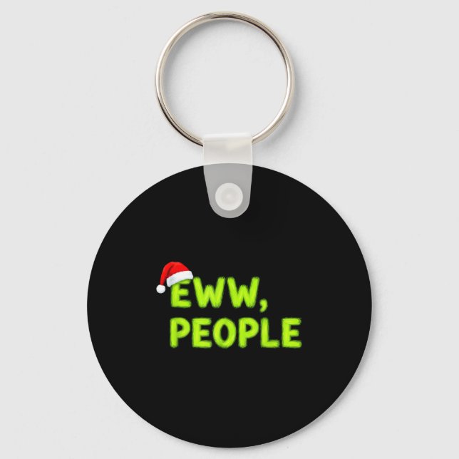 Llavero Christmas Eww, People Funny Sarcastic Santa Hat Xm (Anverso)