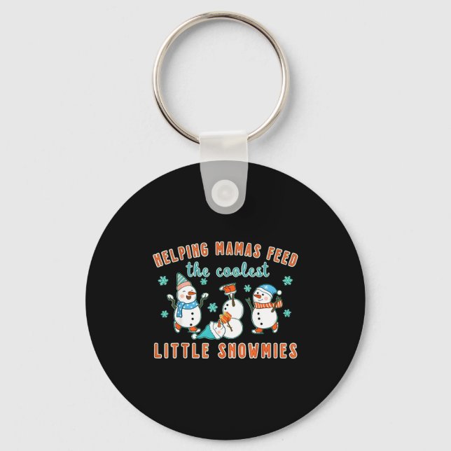 Llavero Christmas Lactation Consultant Lactation Nurse Lac (Anverso)