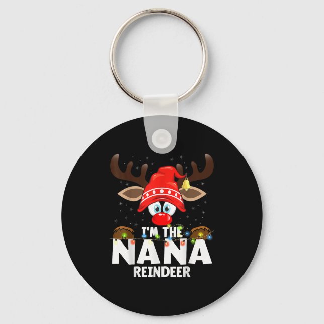 Llavero Christmas Matching I'm The Nana Reindeer  (Anverso)