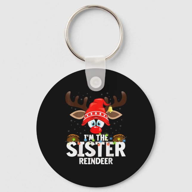 Llavero Christmas Matching I'm The Sister Reindeer  (Anverso)