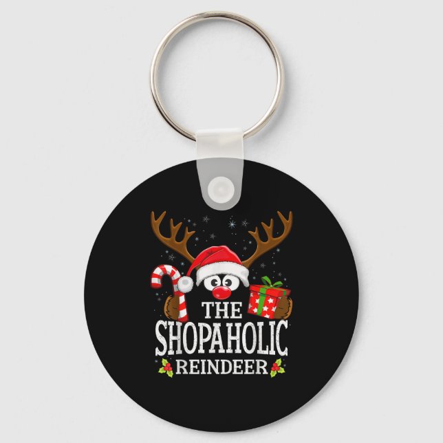 Llavero Christmas Matching The Shopaholic Reindeer Family  (Anverso)