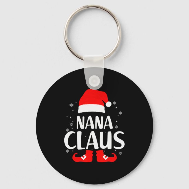 Llavero Christmas Nana Claus Leopard Family Matching Pajam (Anverso)