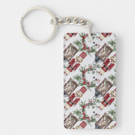 Llavero Christmas nutcrackers and lanterns