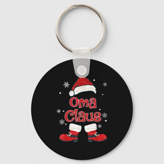 Llavero Christmas Oma Claus Grandmother Aunt Mother Daught (Anverso)