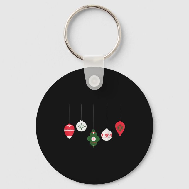 Llavero Christmas Ornaments Winter Holiday Seasonal  (Anverso)