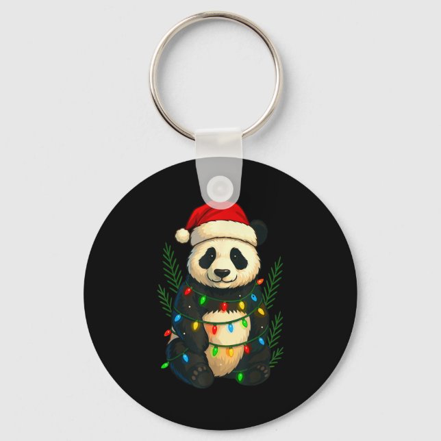 Llavero Christmas Panda  (Anverso)