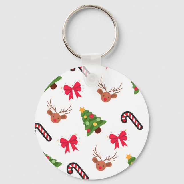Llavero Christmas pattern (Anverso)