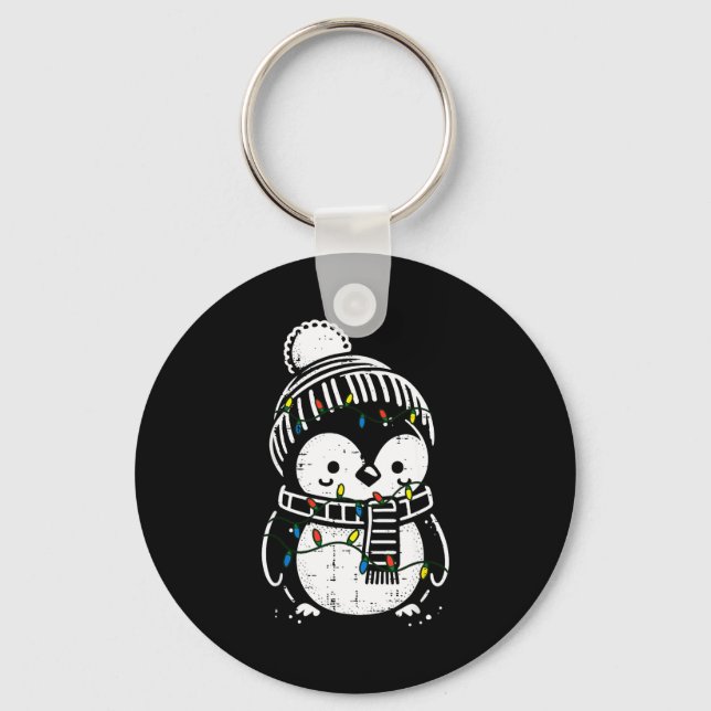 Llavero Christmas Penguin F Cute Xmas Boys Girls Kids Todd (Anverso)