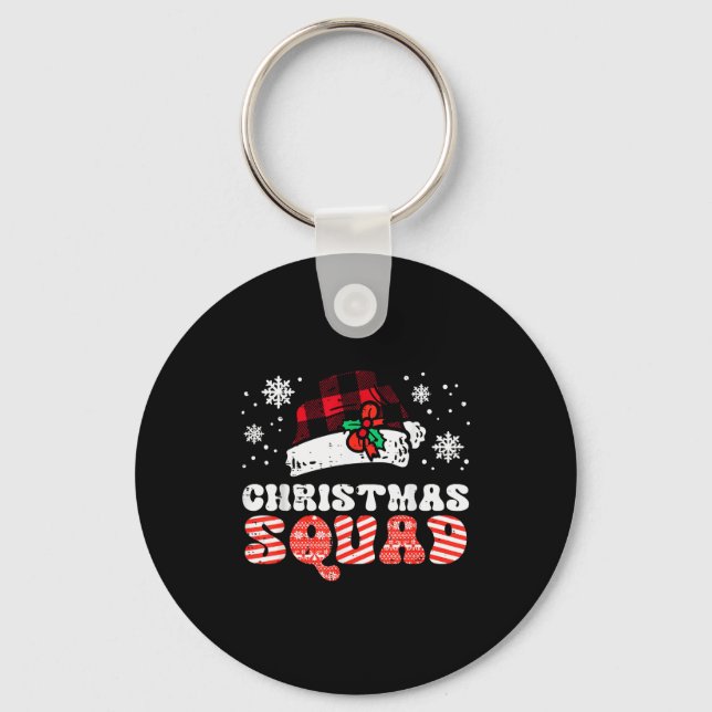 Llavero Christmas Squad Funny Xmas Crew Team Matching Kids (Anverso)