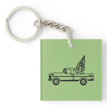 Christmas tree truck