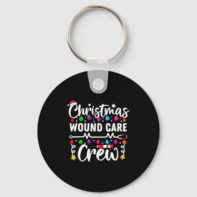 Llavero Christmas Wound Care Crew Nurse Xmas Nursing Rn Lp (Anverso)