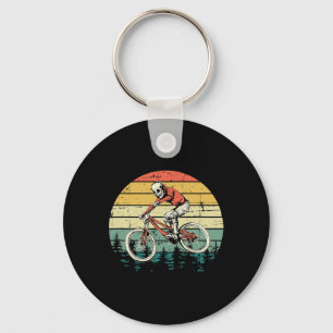 Llavero Ciclismo de Montaña - Bicicleta de Descenso Vintag