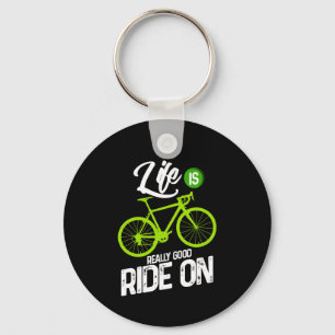 Llavero Ciclismo - La vida es realmente buena
