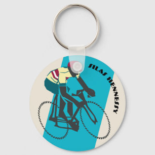 Llavero Ciclista (azul)