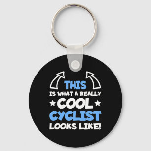 Llavero Ciclista genial bicicleta de montaña Ciclista en b