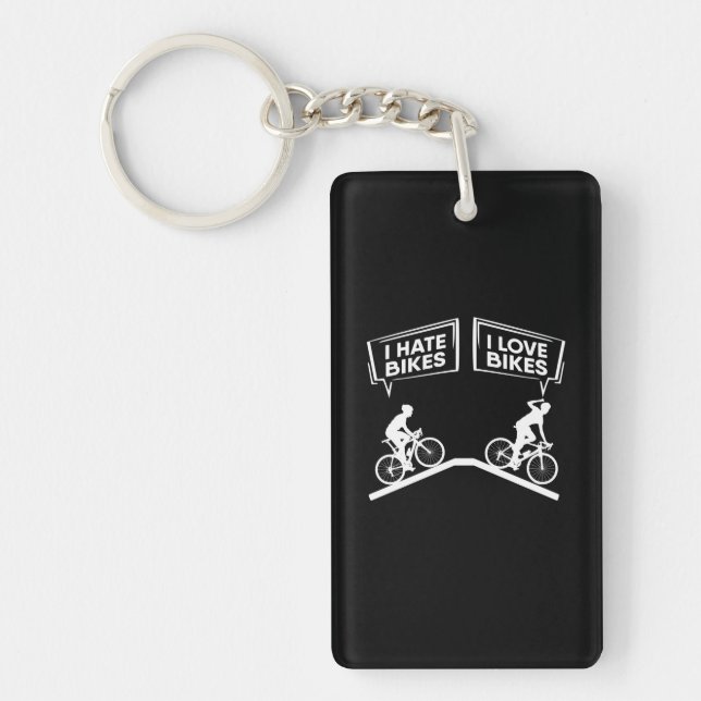Llavero Ciclista I Love Bikes (Frente)