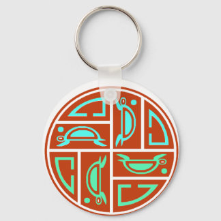 Llavero Ciclo de la luna de la tortuga marina