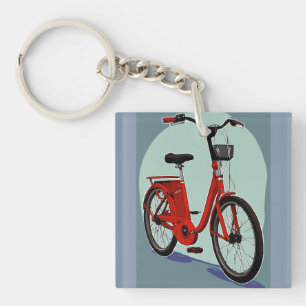 Llavero Ciclo de vantaje rojo