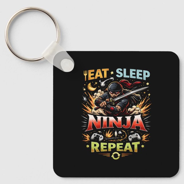 Llavero Ciclo de vida de ninja (Anverso)