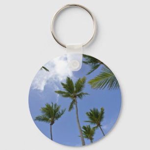 Llavero Cielo azul y palmeras