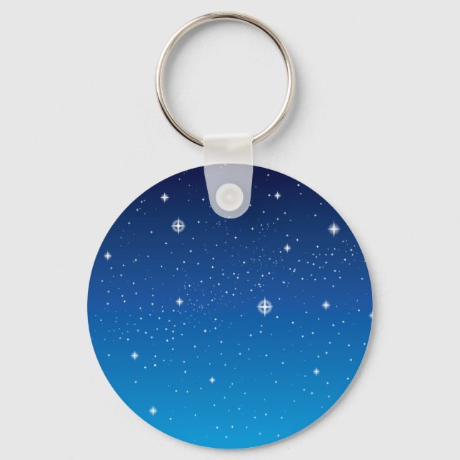 Llavero Cielo Starry azul profundo (Anverso)