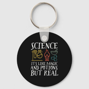 Llavero Ciencia como magia y poción Geek Nerd Scientist