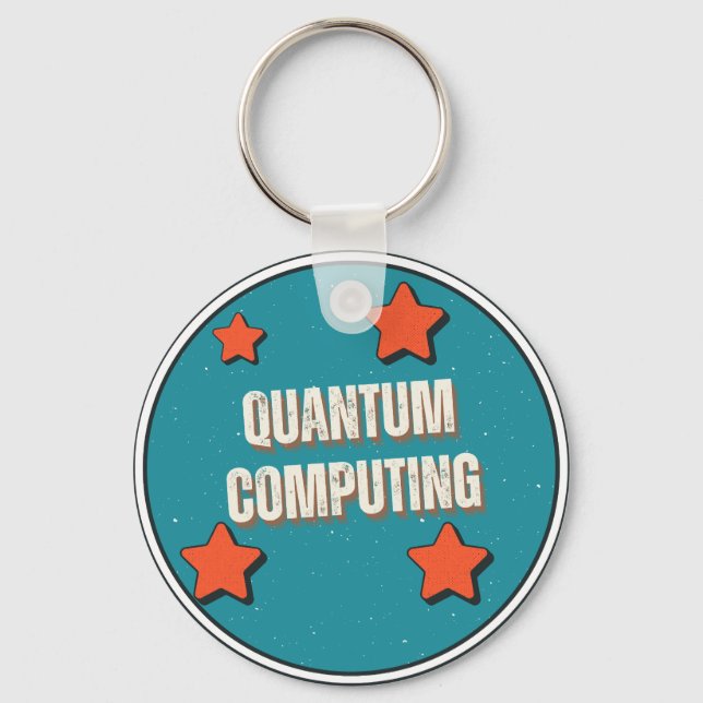 Llavero Ciencia de la Computación Cuántica (Anverso)