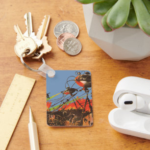 Llavero Ciencia Ficción Antigua HG Wells La Guerra de los 