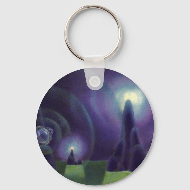 Llavero Ciencia ficción vintage, Ciencia Ficción Planeta E (Anverso)