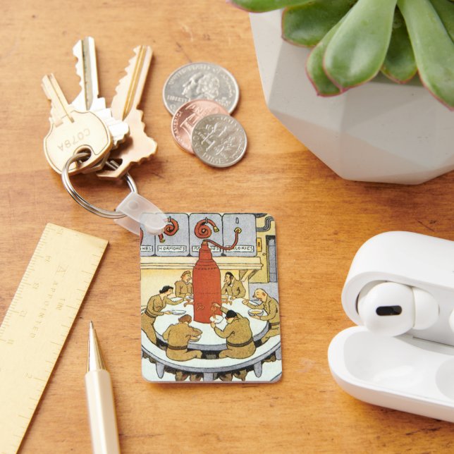 Llavero Ciencia ficción vintage, científicos labradores co (Escritorio )