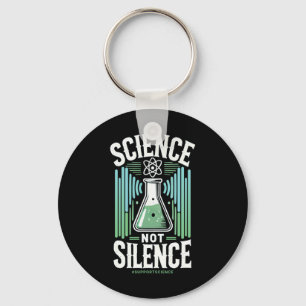 Llavero Ciencia No Silencio Apoyo Conciencia Científica