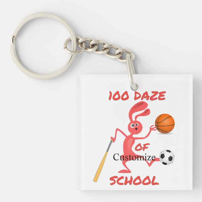 Llavero Ciento De Deslumbramiento De La Escuela Thunder_Co (Frente)