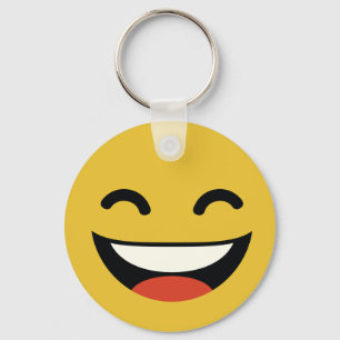 Llavero Cierra los ojos riendo emoji
