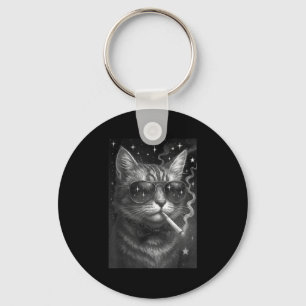 Llavero Cigarette Kitten Funny Smony Cat Meme Estúpido Bra